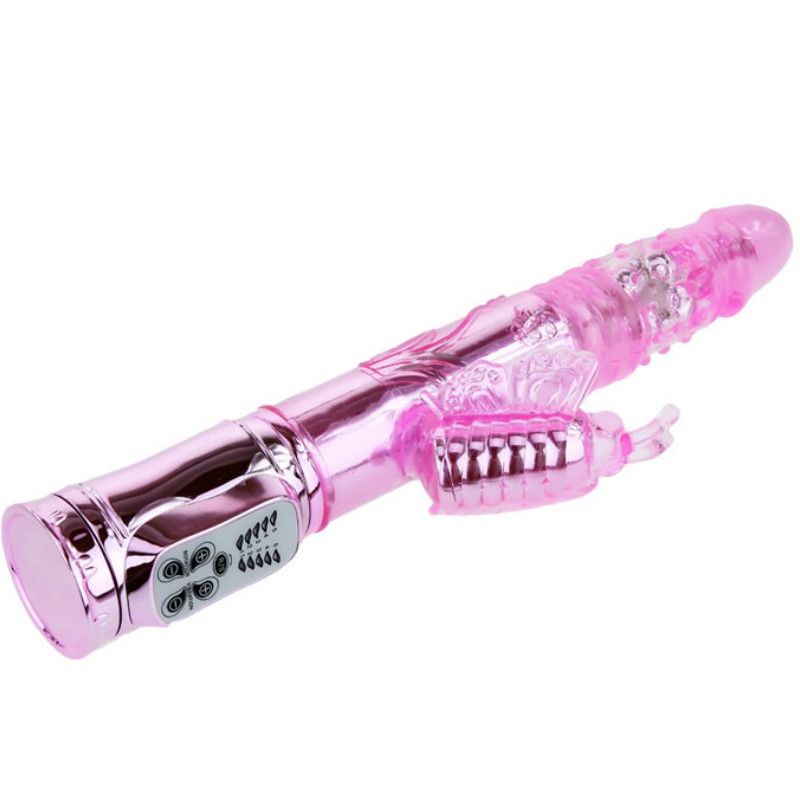 Baile Rotations Uppladdningsbar Vibrator With And Throbbing Butterf Stimulator - 3