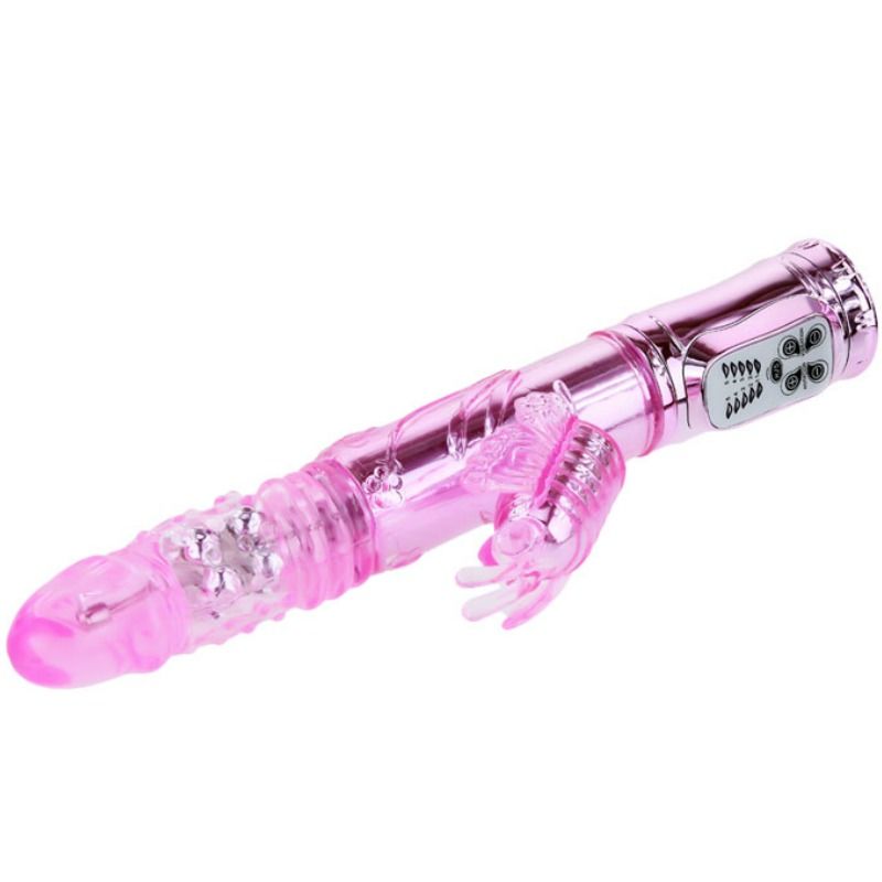 Baile Rotations Uppladdningsbar Vibrator With And Throbbing Butterf Stimulator - 2