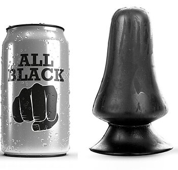 All Black Anal Plug 12 cm