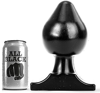 All Black Anal Plug 19 cm