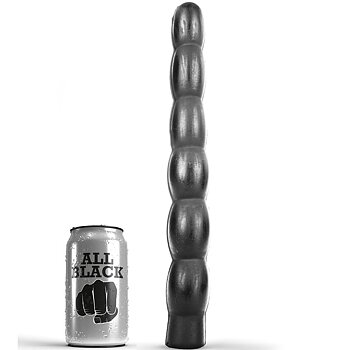 All Black Anal Dildo 32 cm