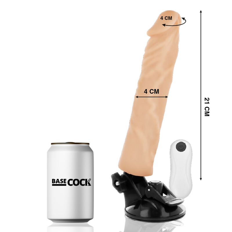 Basecock Realistic Vibrator Remote Control O - 3