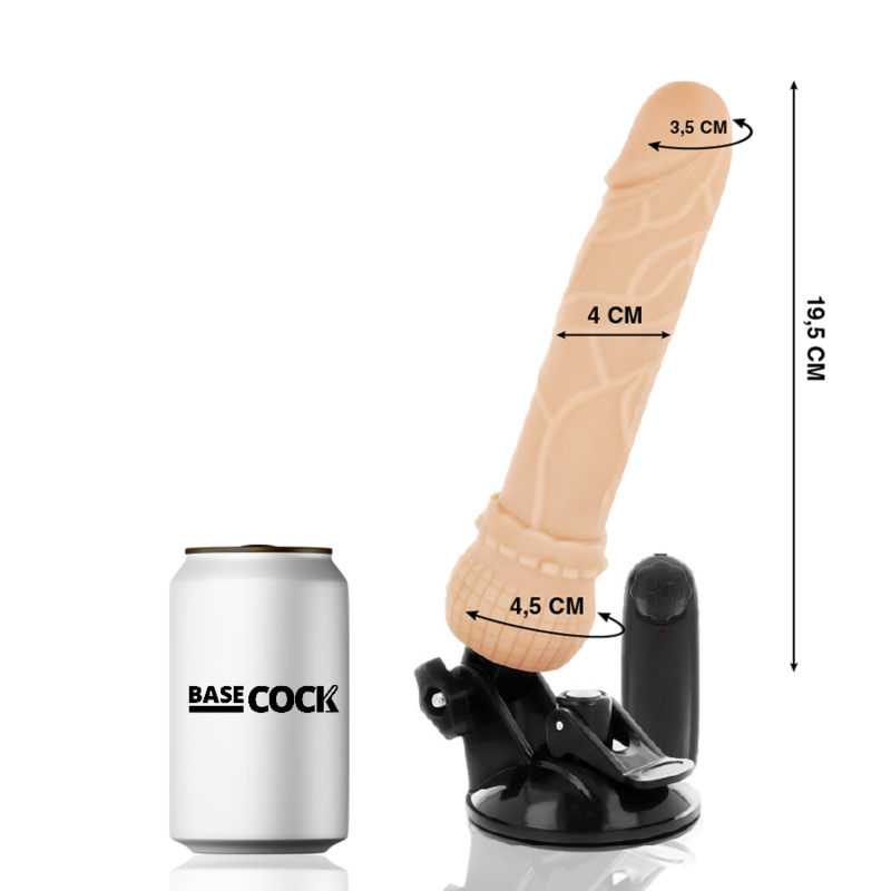 Basecock Realistic Vibrator Remote Control O - 3