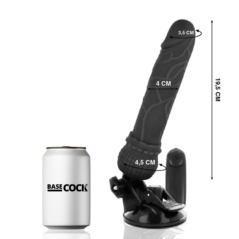 Basecock Realistic Vibrator Remote Control O - 7