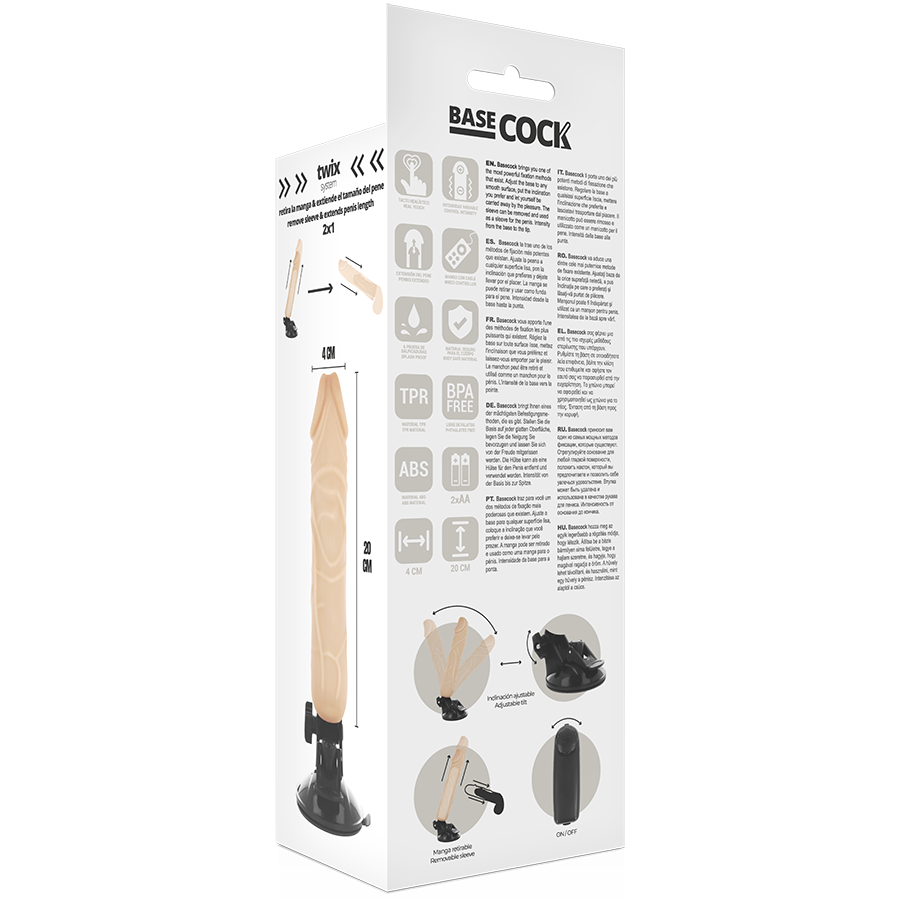 Basecock Realistic Vibrator Remote Control O - 6