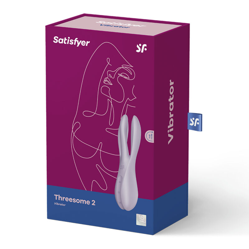 Satisfyer Vibrator Threesome 2 Vibrator Violet - 6