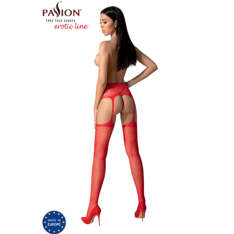 Passion S028 Stockings With Garter - 6