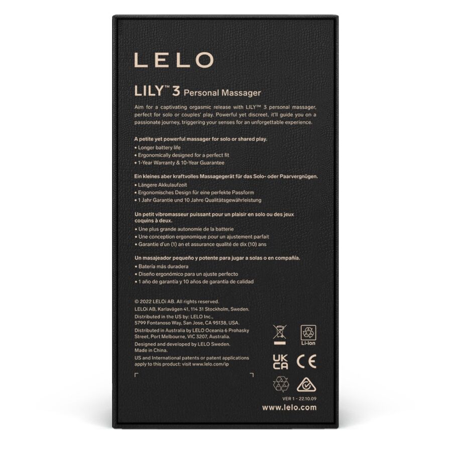 Lelo Lily 3 Personal Massager - 4