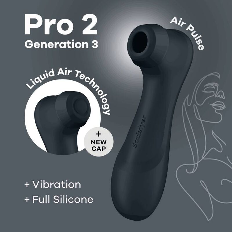 Satisfyer Air Pulse Pro 2 Generation 3 Liquid Air Technology Wine - 10