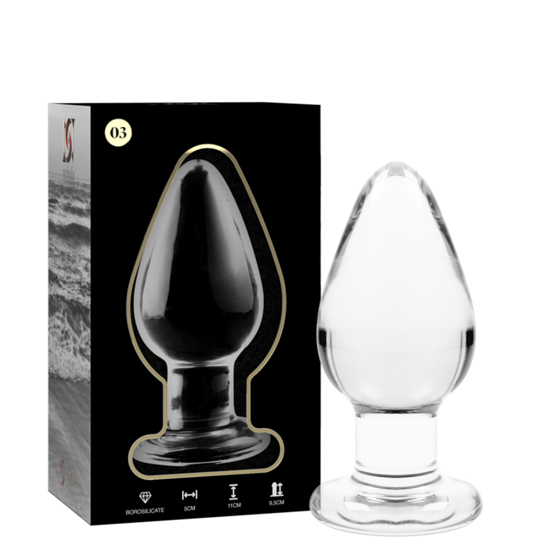 Nebula Anal Plug Borosilicate Glass O - 6
