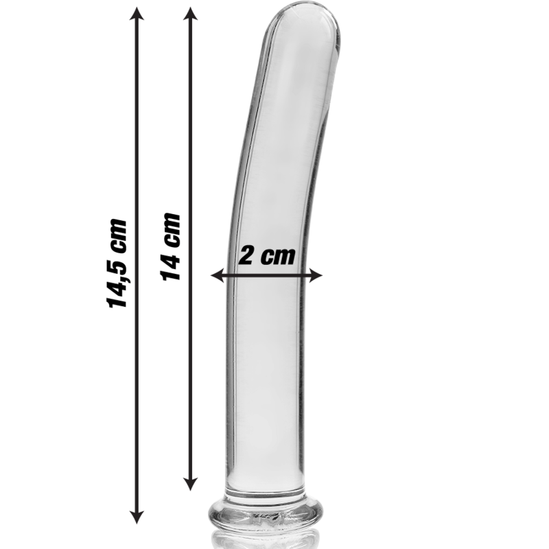 Nebula Dildo Borosilicate Glass O - 7
