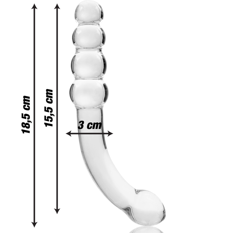 Nebula Dildo Borosilicate Glass O - 7