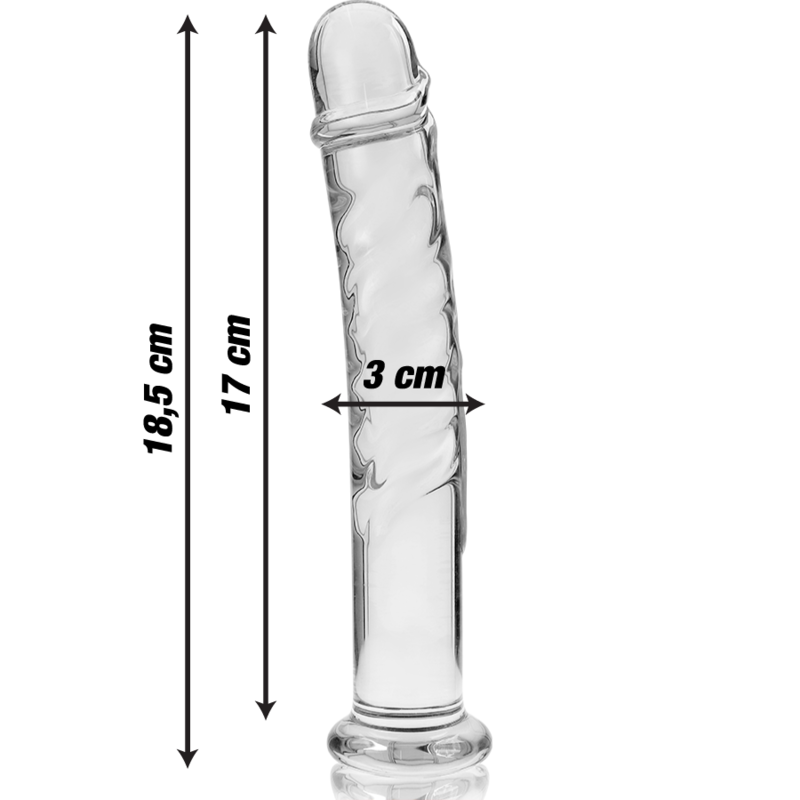 Nebula Dildo Borosilicate Glass O - 7