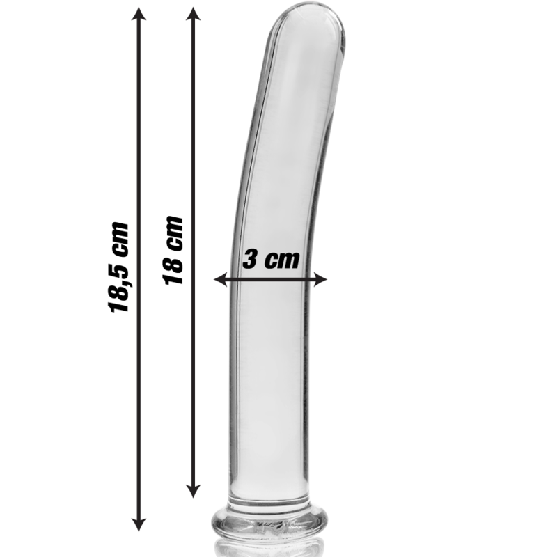 Nebula Dildo Borosilicate Glass O - 7