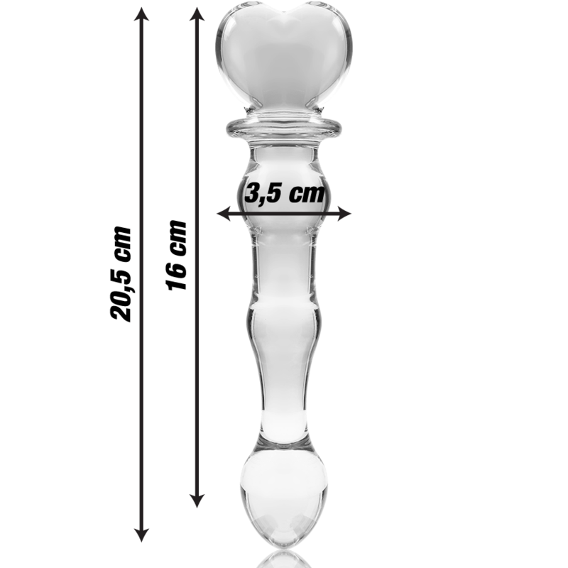 Nebula Dildo Borosilicate Glass O - 7
