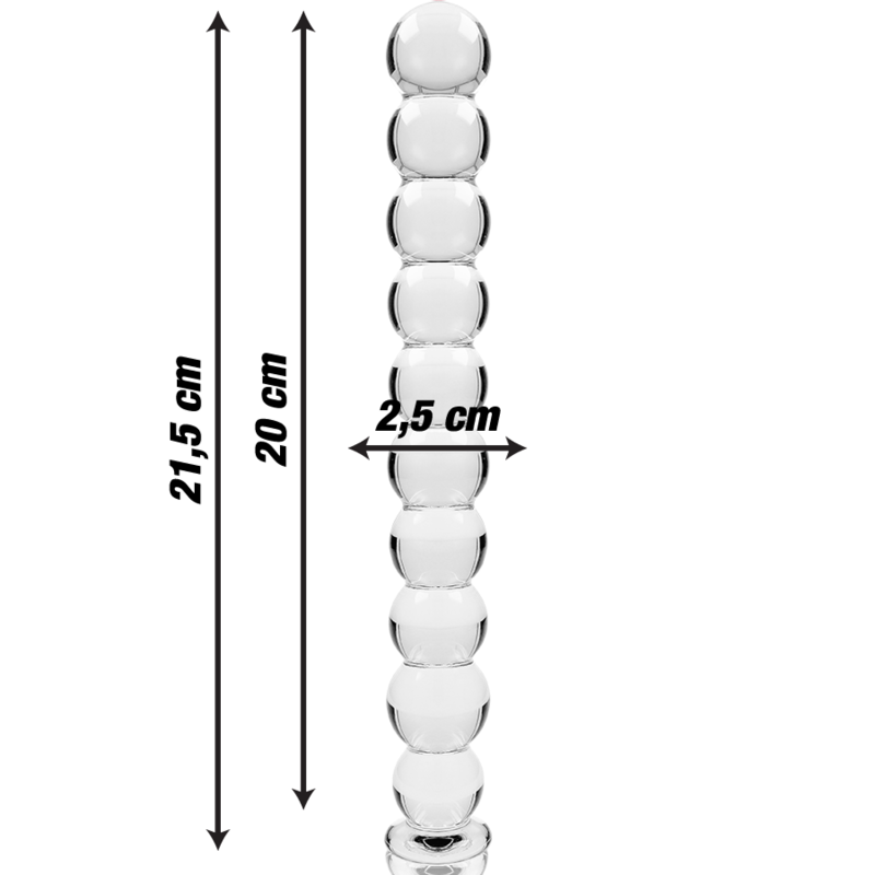 Nebula Dildo Borosilicate Glass O - 7