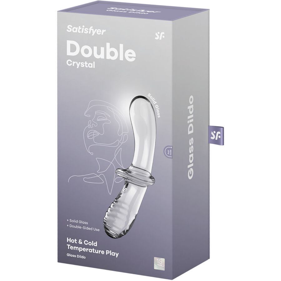 Satisfyer Crystal Double Crystal Dildo - 10
