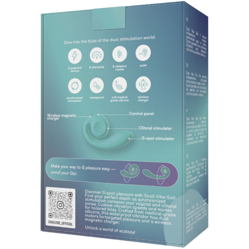 Snail Vibe Gizi Dual Stimulator - 11