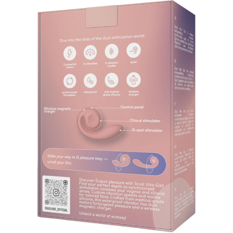 Snail Vibe Gizi Dual Stimulator - 7