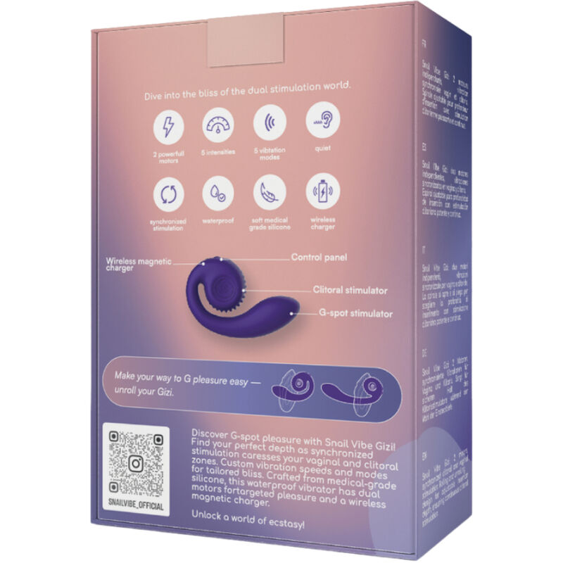 Snail Vibe Gizi Dual Stimulator - 15