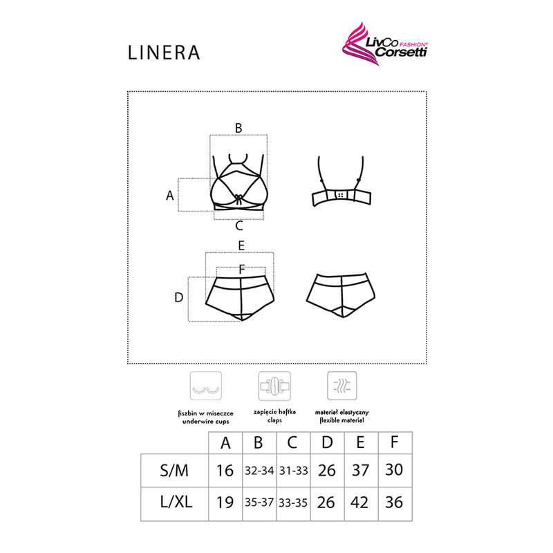 Livco Corsetti Linera For The Senses Bra Panty - 6