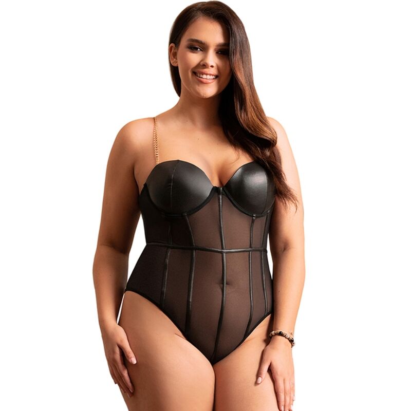 Subblime Chain Suspenders Bodysuit - 7