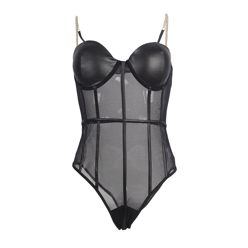 Subblime Chain Suspenders Bodysuit - 6