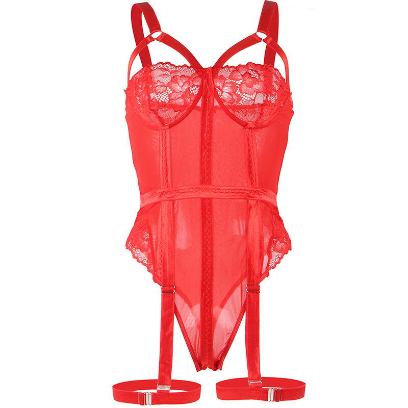 Subblime Teddy With Garter Strap Detail Chest - 6