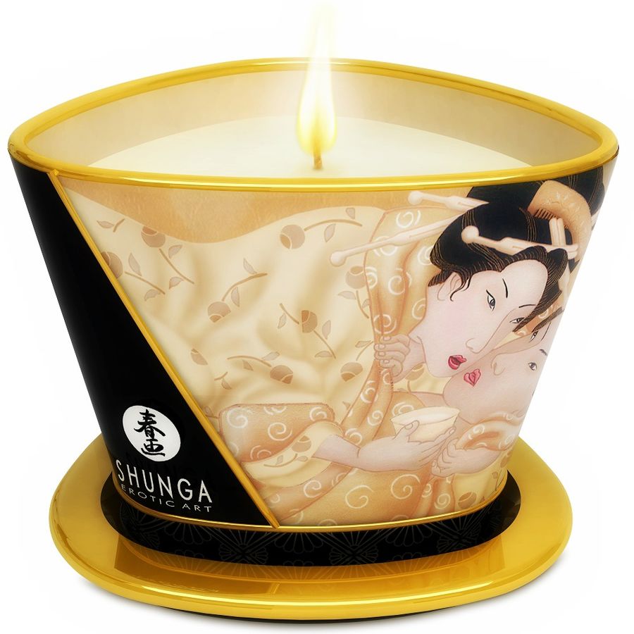 Shunga Candles Mini Caress By Candelight Vanilla Massage - 2