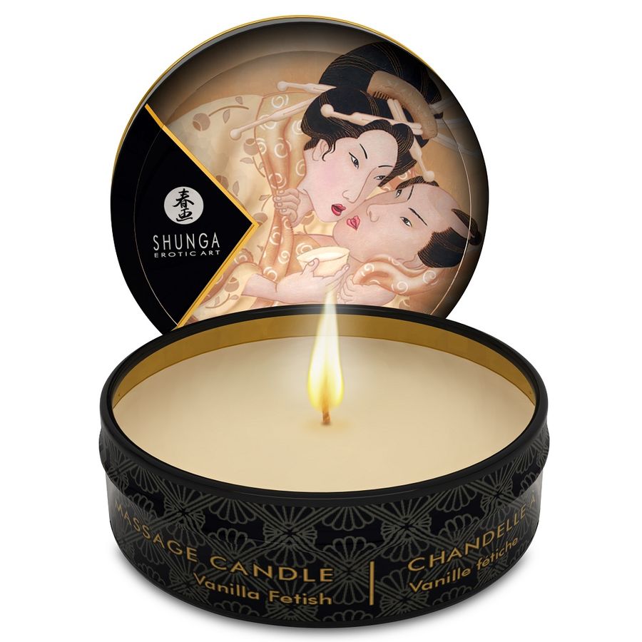 Shunga Candles Mini Caress By Candelight Vanilla Massage