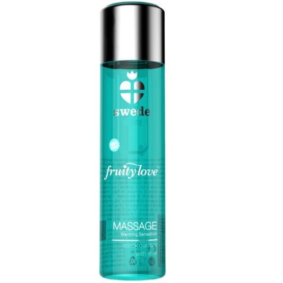 Swede Fruity Love Warming Effect Massage Oil Currant And Lime
