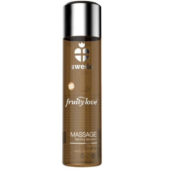 Swede Fruity Love Warming Effect Massage Oil Intense Dark Chocolate