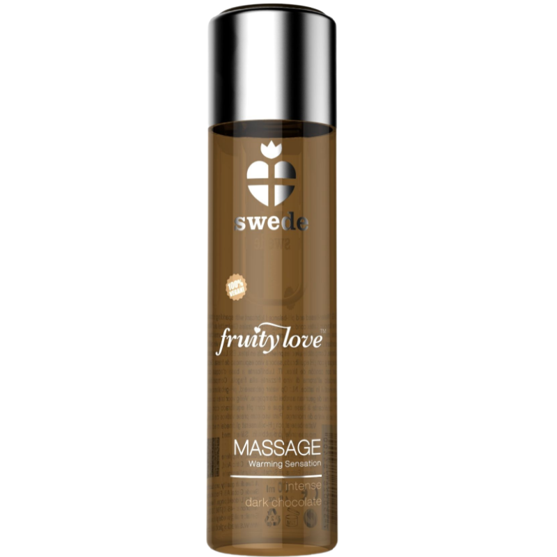 Swede Fruity Love Warming Effect Massage Oil Intense Dark Chocolate - 2