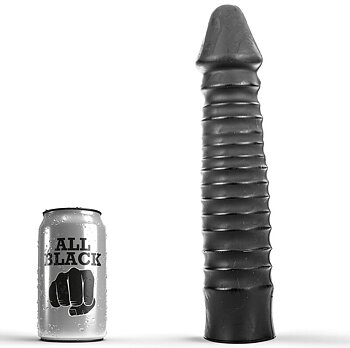 All Black Dildo 26 cm