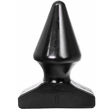 All Black Anal Plug 17 cm - 2