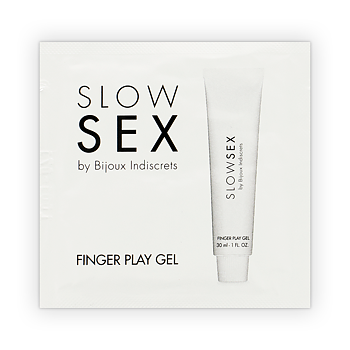 Bijoux Slow Sex Slow Sex Massage Gel With Finger Play Single Dose