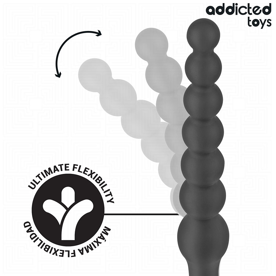 Addicted Toys Double Anal Massager Silicone - 14