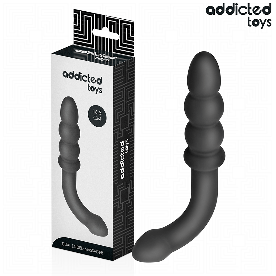 Addicted Toys Double Anal Massager Silicone - 4