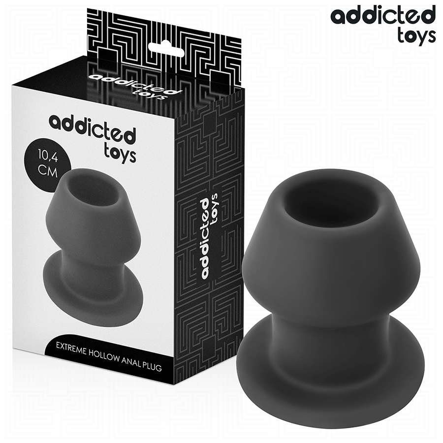 Addicted Toys Extreme Hollow Anal Plug Silicone Size - 3