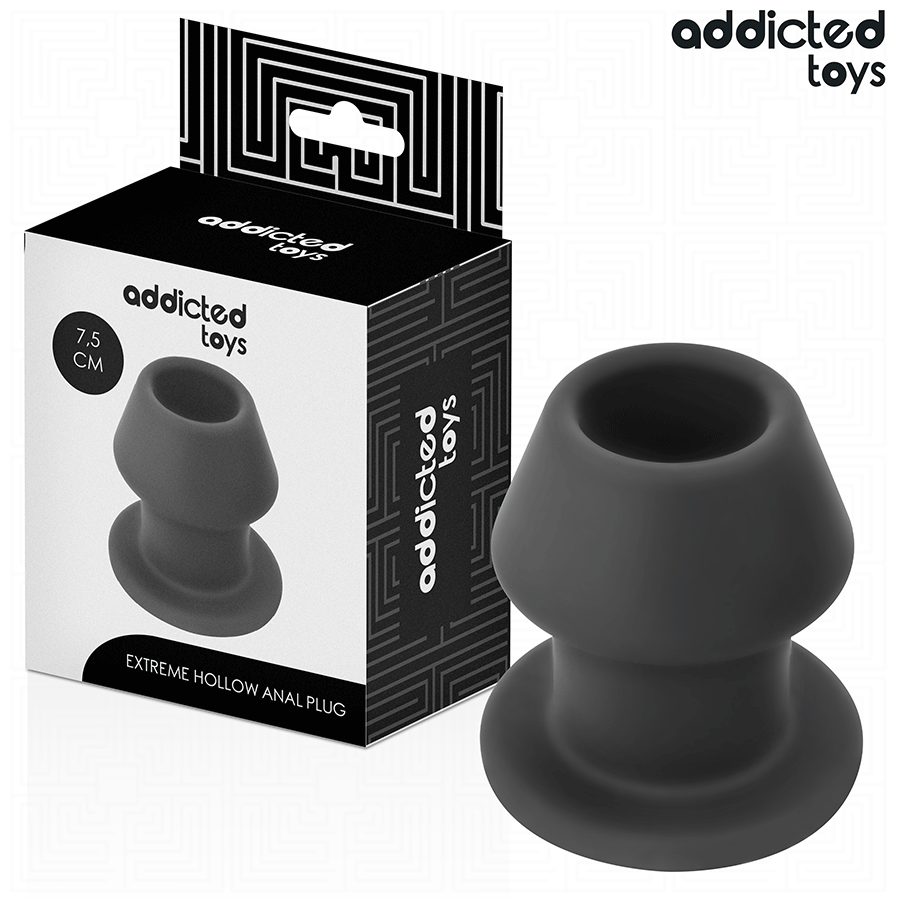 Addicted Toys Extreme Hollow Anal Plug Silicone Size