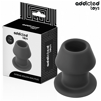 Addicted Toys Extreme Hollow Anal Plug Silicone Size
