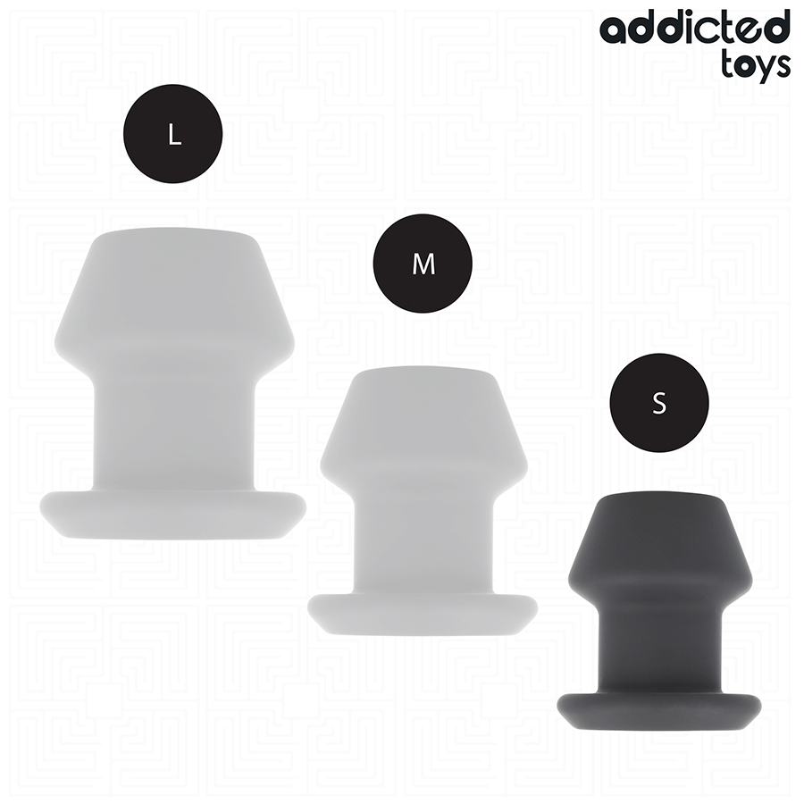 Addicted Toys Extreme Hollow Anal Plug Silicone Size - 7