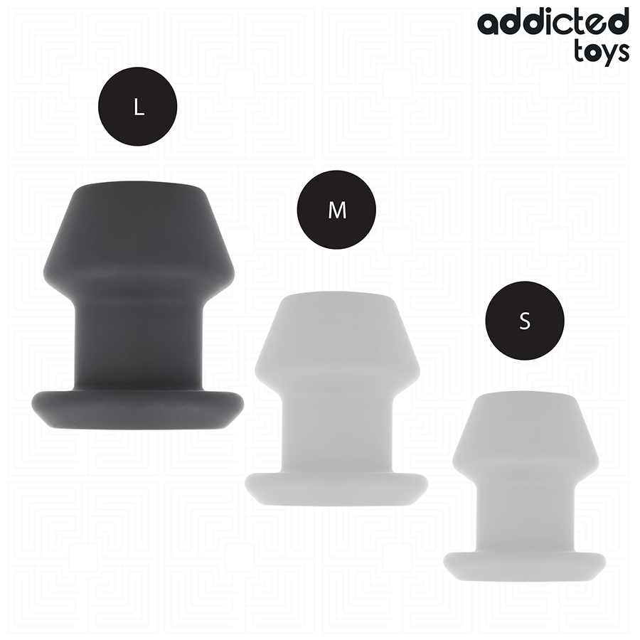 Addicted Toys Extreme Hollow Anal Plug Silicone Size - 15