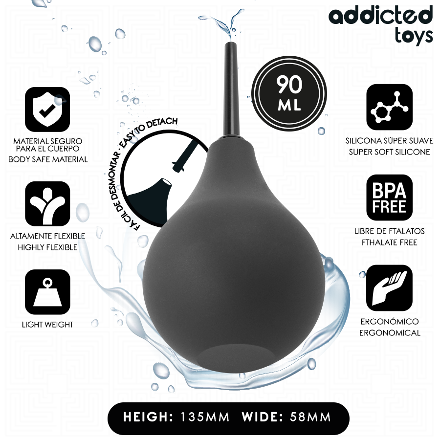 Addicted Toys Travel Anal Cleaner Size
