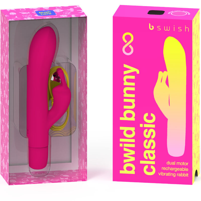 Swish Bwild Bunny Infinite Classic Rechargeable Vibrator Silicone - 7