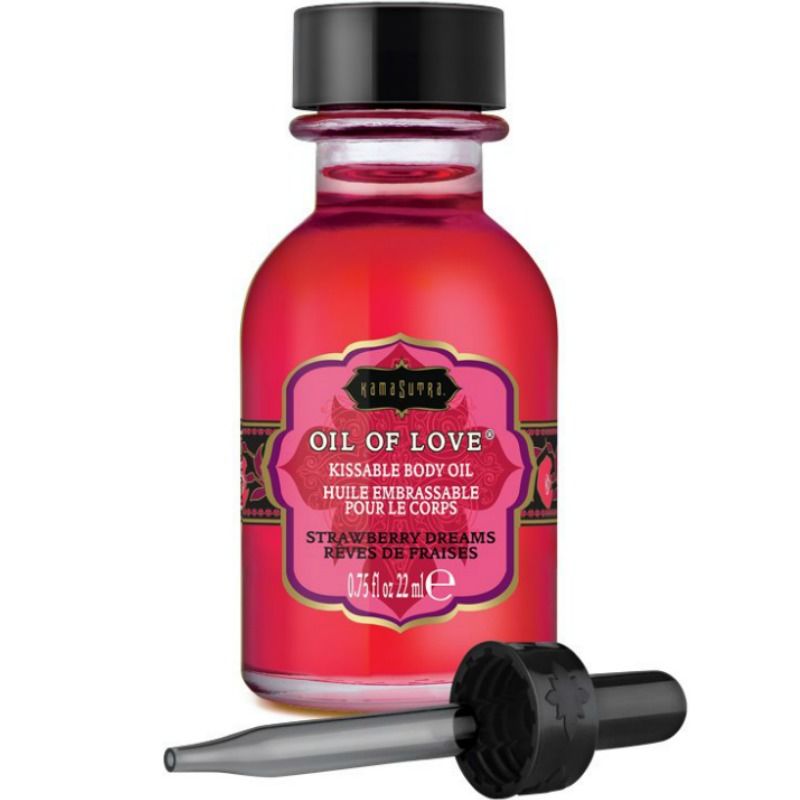 Kamasutra Cosmetics Edible Oil Strawberries 22 Ml