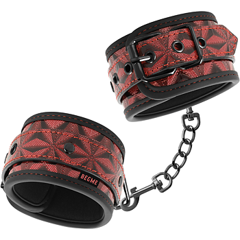 Begme Red Edition Premium Ankle Cuffs With Neoprene Lining