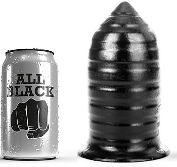 All Black Anal Plug 16 cm