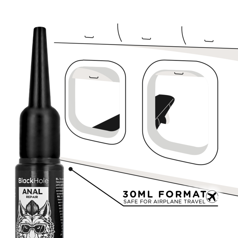 Black Hole Anal Lube Applier Size - 6