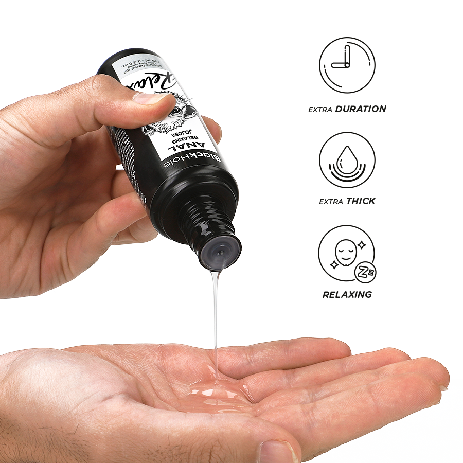 Black Hole Anal Relaxing Jojoba Silicone Base - 8